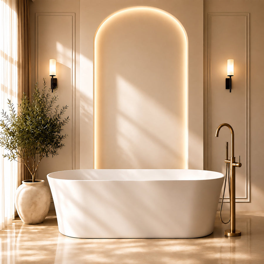 Pedro Stone Freestanding Bath (1690 x 685)