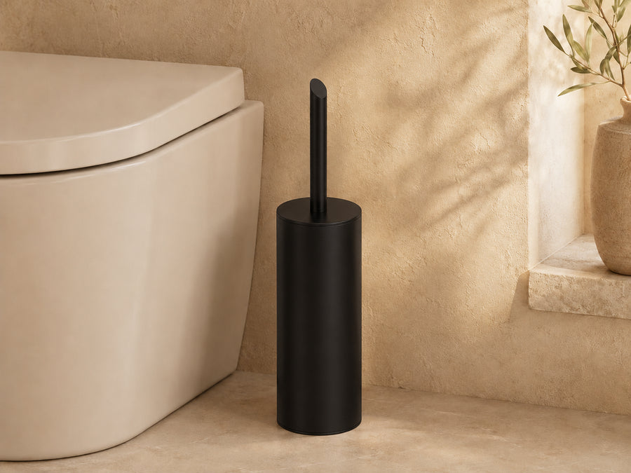 Lia Freestanding Toilet Brush - Black