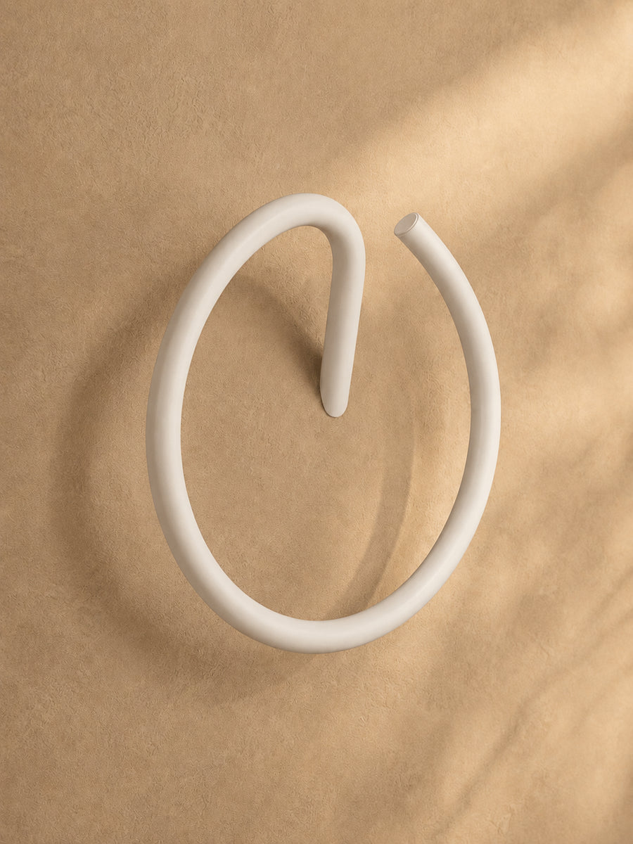 Lia Towel Ring - White
