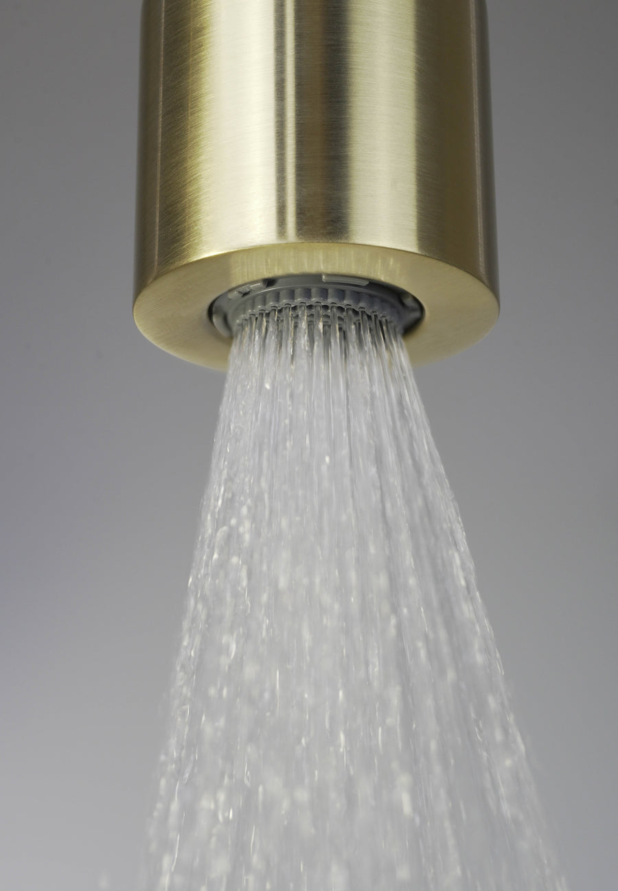 Lia Elegante Shower Column with Shower Mixer - Brushed Gold