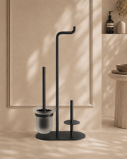 3-function Toilet Paper Stand - Black
