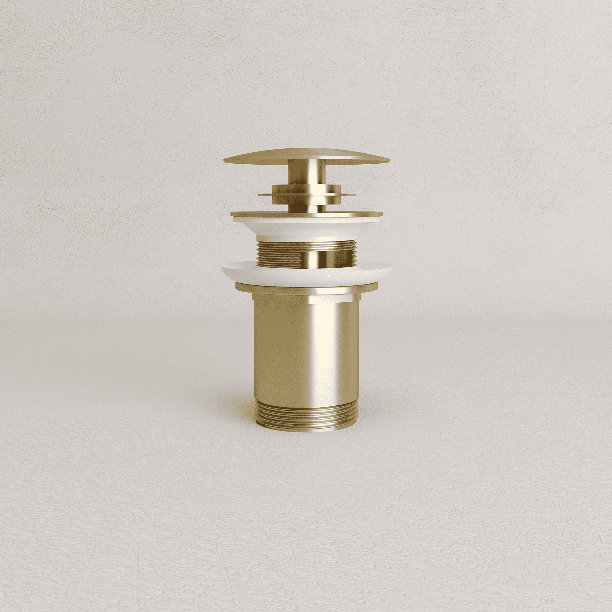 Universal Click-Clack Basin Waste - Brushed Gold