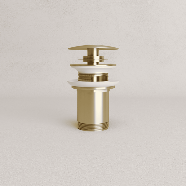 Universal Click-Clack Basin Waste - Brushed Gold