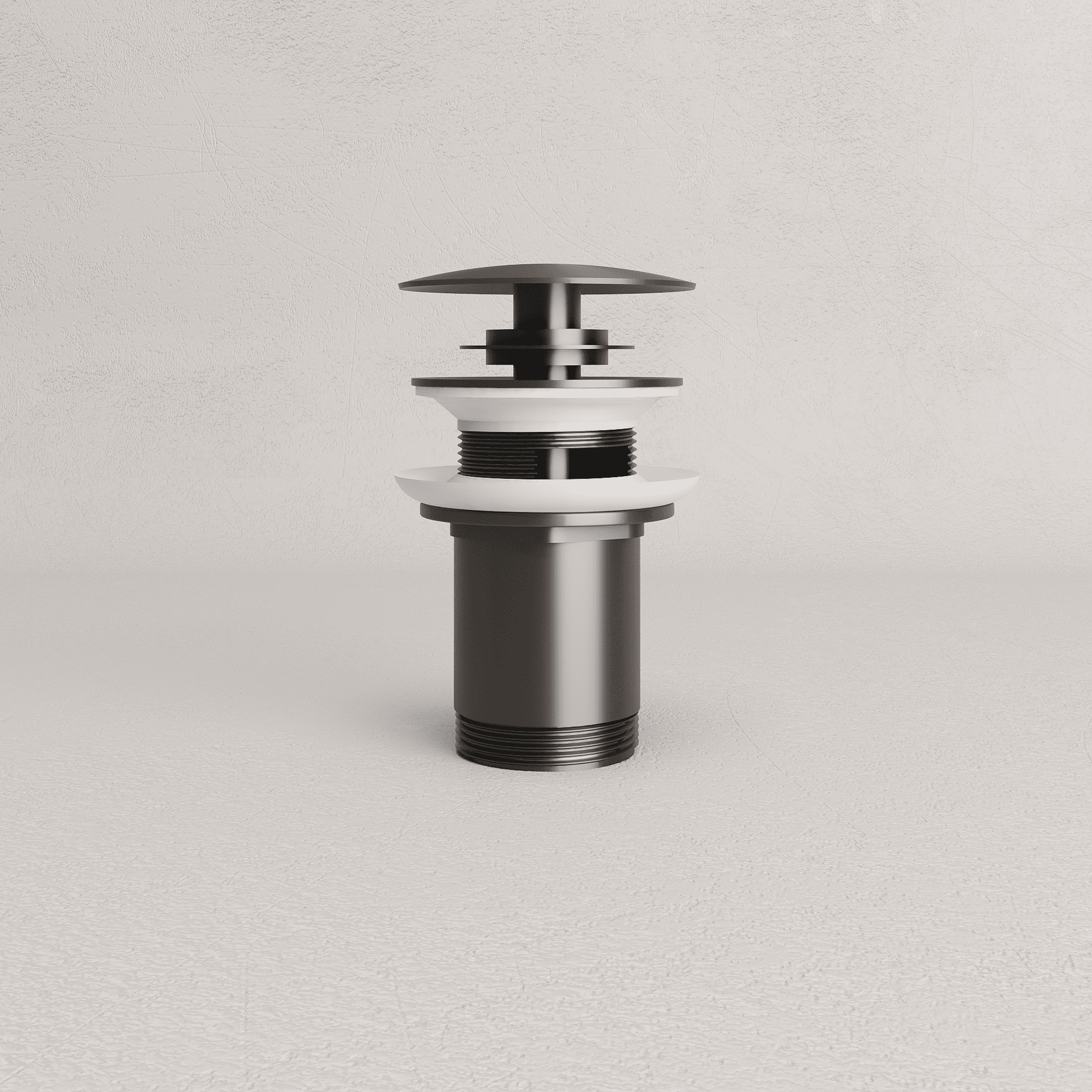 Universal Click-Clack Basin Waste - Black
