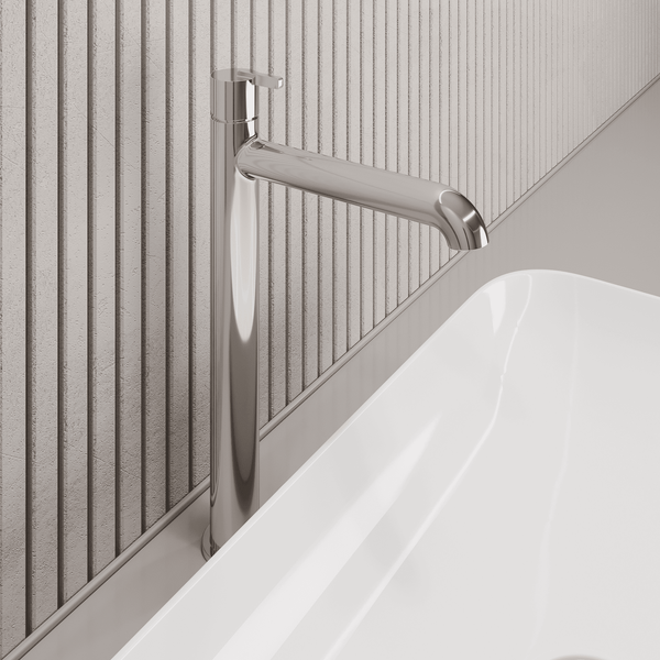 Lia Top Mount Tall Basin Mixer - Chrome