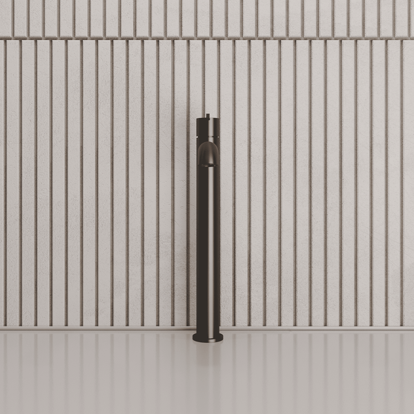 Lia Top Mount Tall Basin Mixer - Black