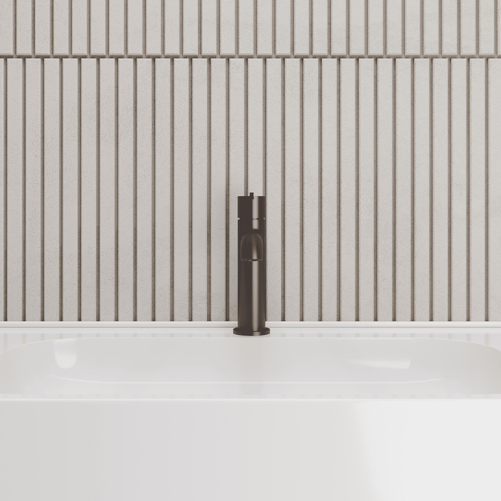 Lia Top Mount Basin Mixer - Black