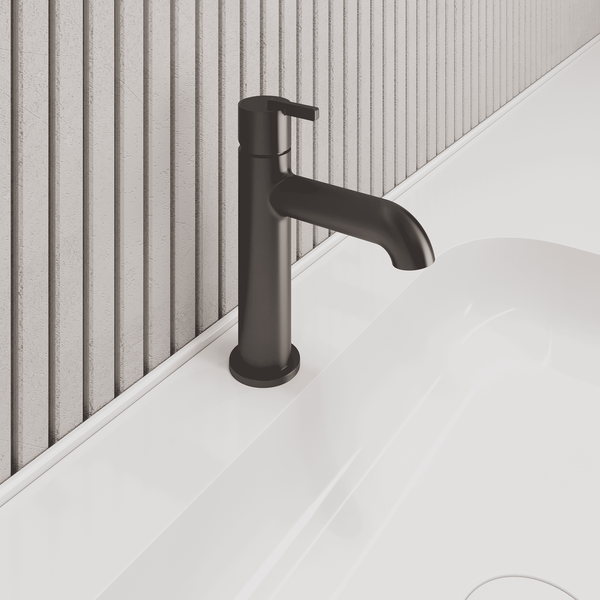 Lia Top Mount Basin Mixer - Black