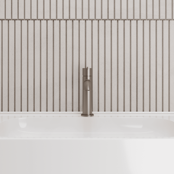 Lia Top Mount Basin Mixer - Titanium