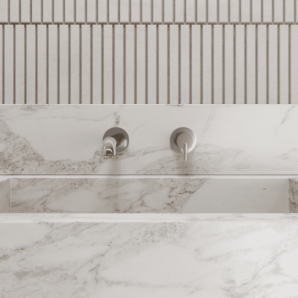 Lia Wall Mounted Basin Mixer - Chrome