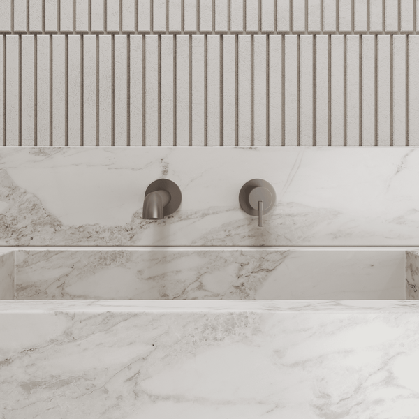 Lia Wall Mounted Basin Mixer - Titanium