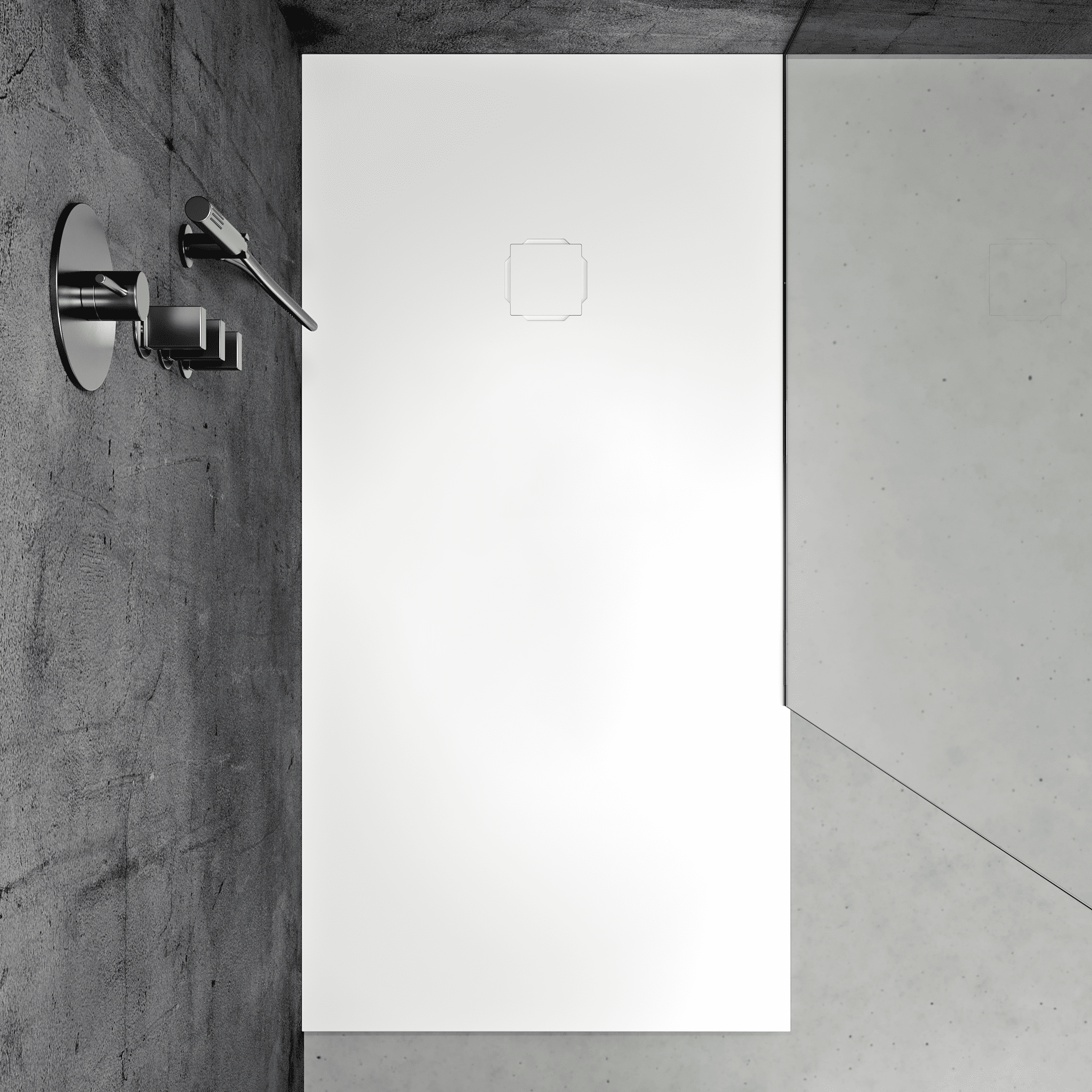 Meseta Stone Resin Shower Tray 1000 x 1000