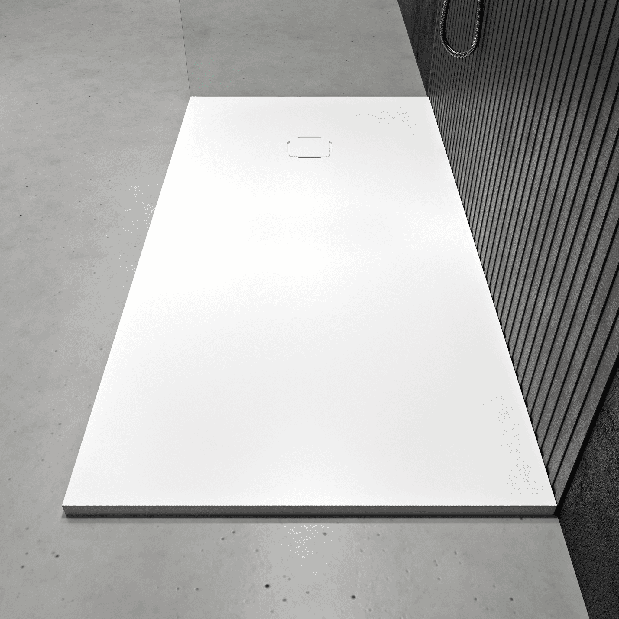 Meseta 1400 x 900 Stone Resin Shower Tray (White)