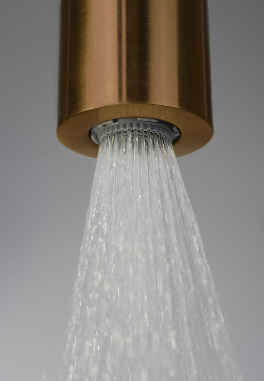 Lia Elegante Shower Column with Shower Mixer - Brushed Bronze