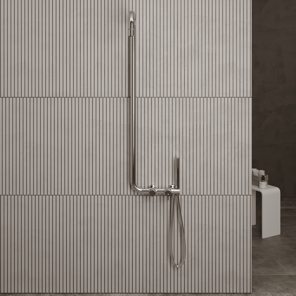 Lia Elegante Shower Column with Shower Mixer - Chrome