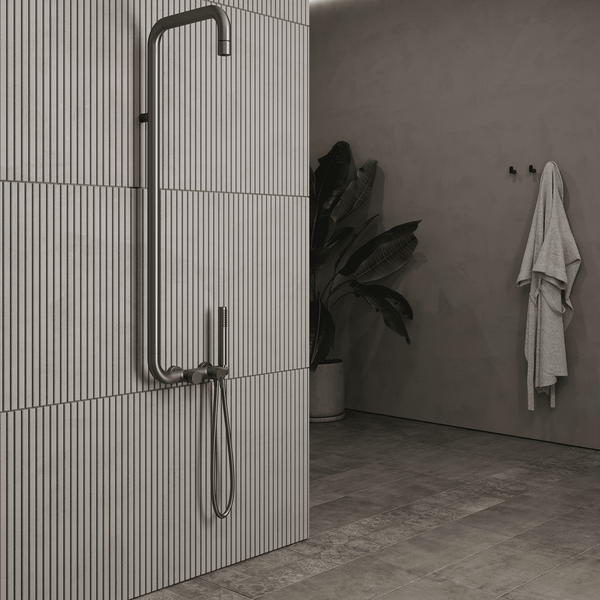 Lia Elegante Shower Column with Shower Mixer - Titanium