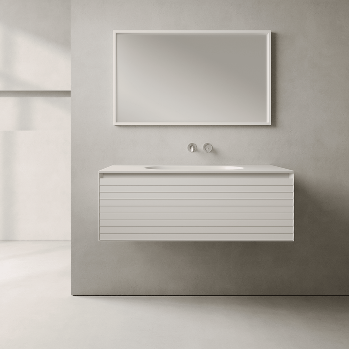 Nordale Snow White 1000mm Vanity Unit - Single Drawer with Single Basin