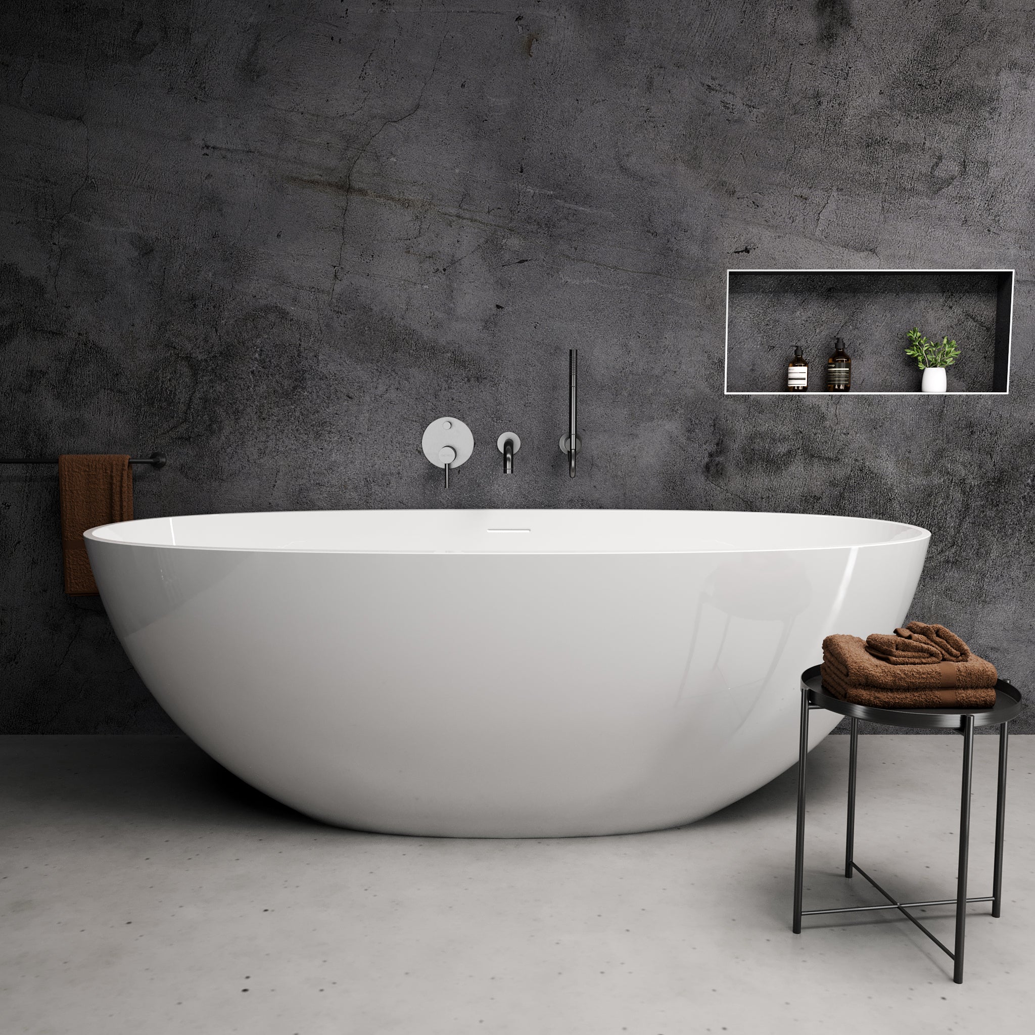 Maurice XL Freestanding Bathtub (1800 x 800)