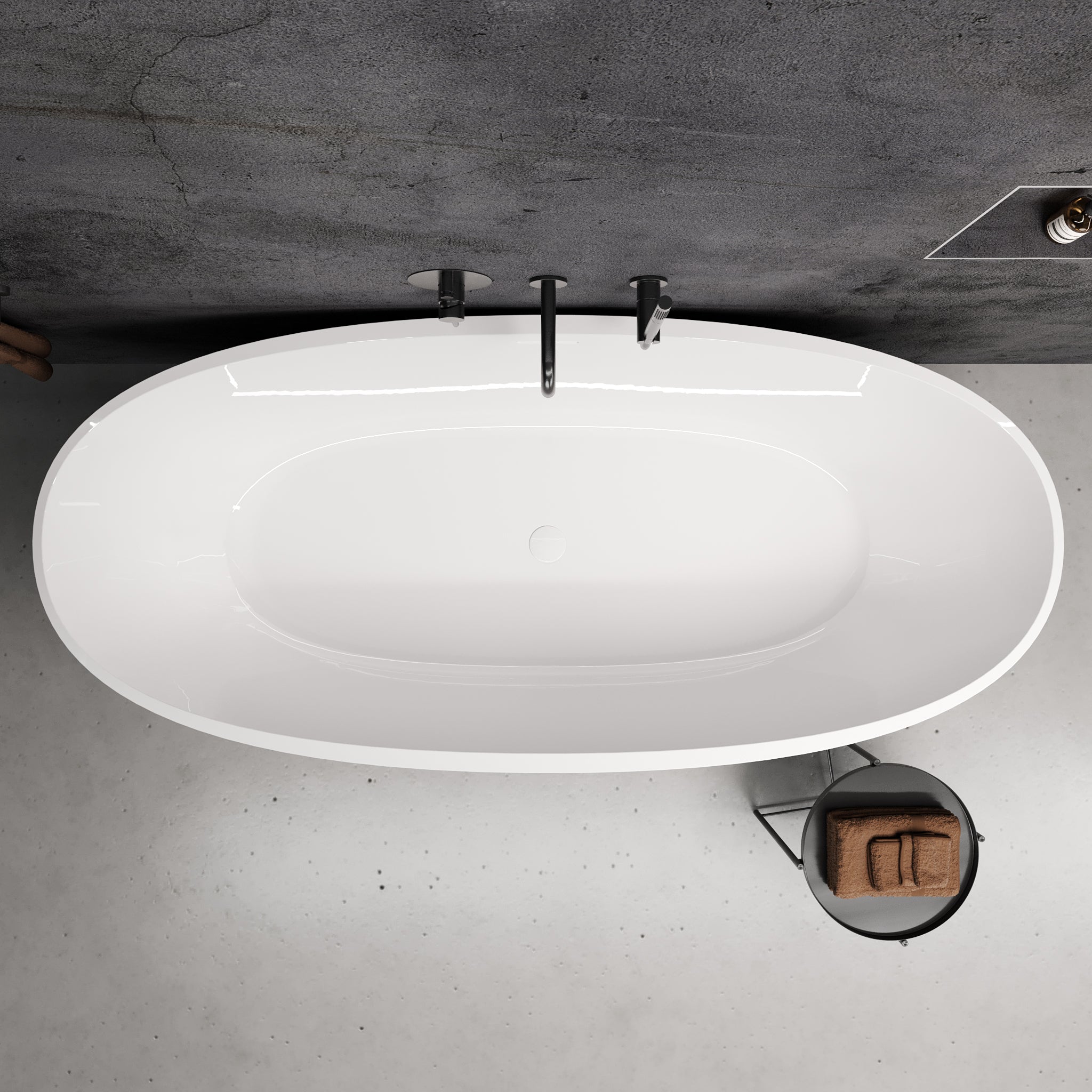 Maurice XL Freestanding Bathtub (1800 x 800)