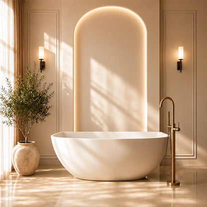 Iona 1600 Back to Wall Freestanding Bath (1600 x 753)