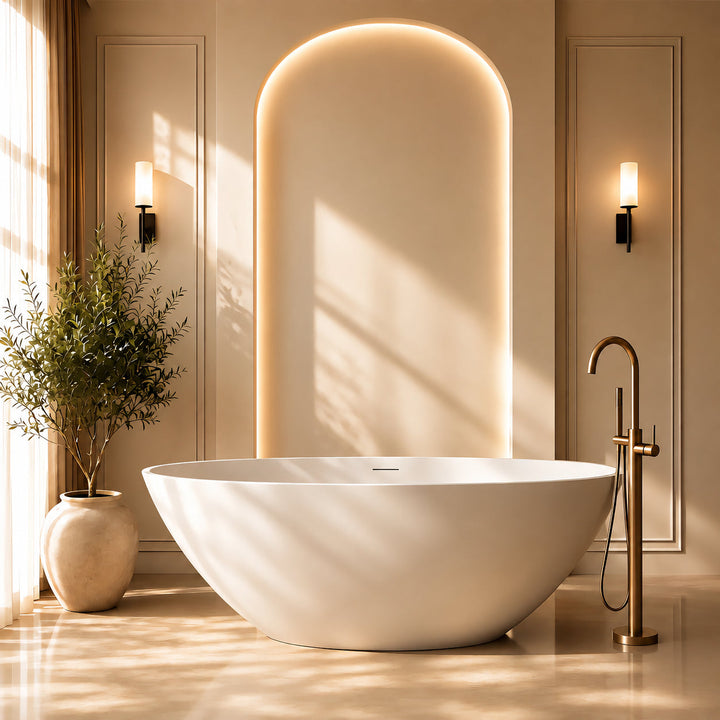 Maurice Oval Freestanding Stone Bath (1680 x 760)