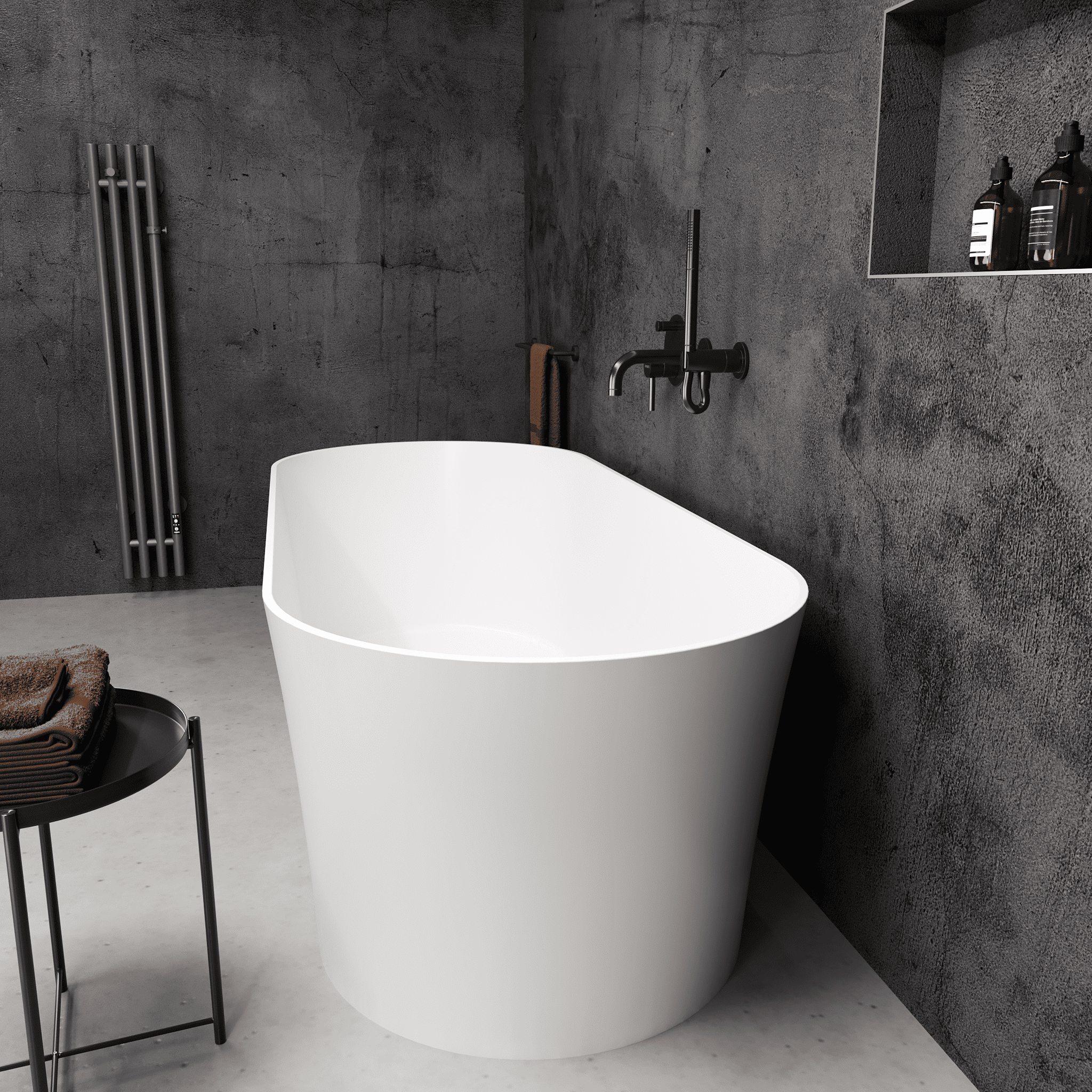 Pedro Stone Freestanding Bath (1690 x 685)