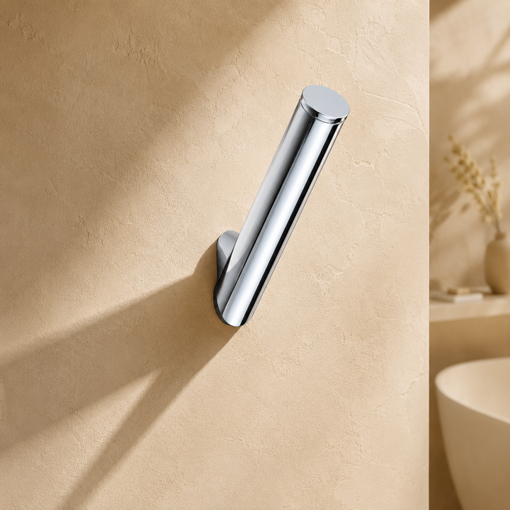 Lia Wall Mounted Robe & Towel Hook - Chrome