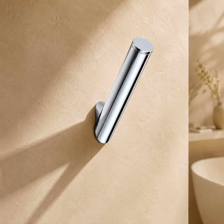 Lia Wall Mounted Robe & Towel Hook - Chrome