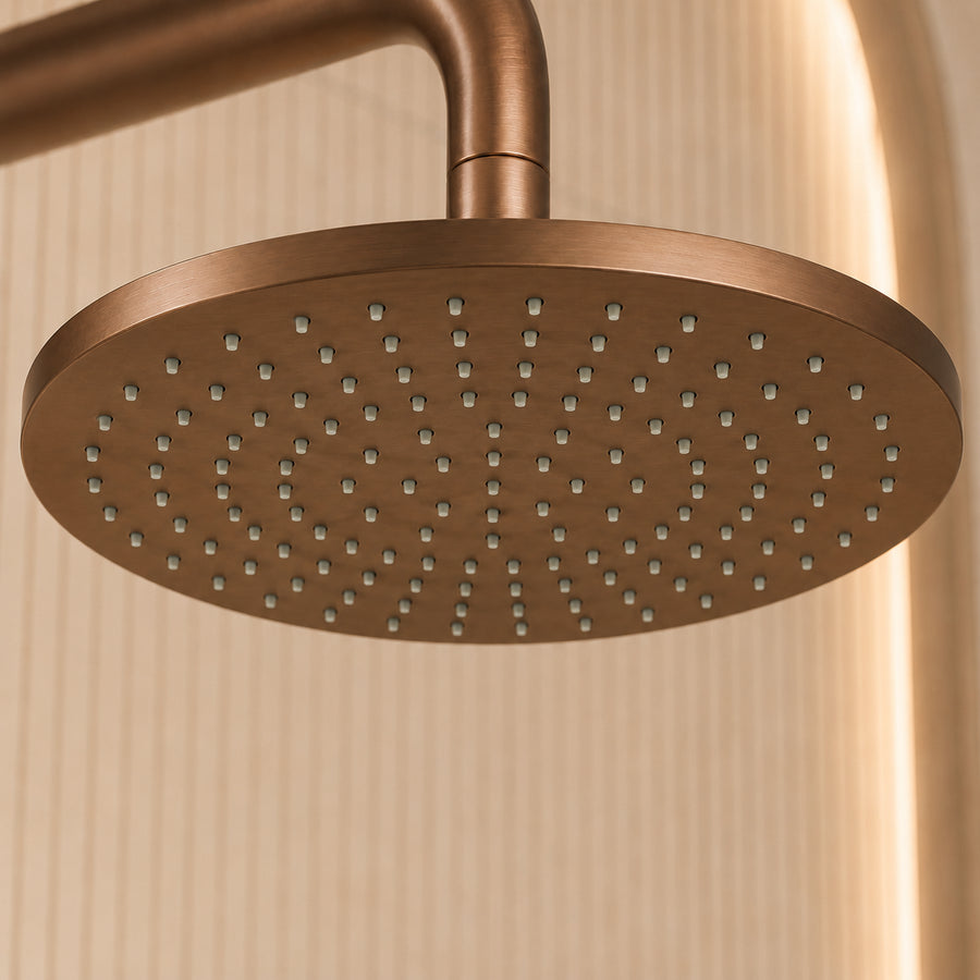 Lia Luxor Concealed Shower Set with Shower Mixer - Brushed Bronze
