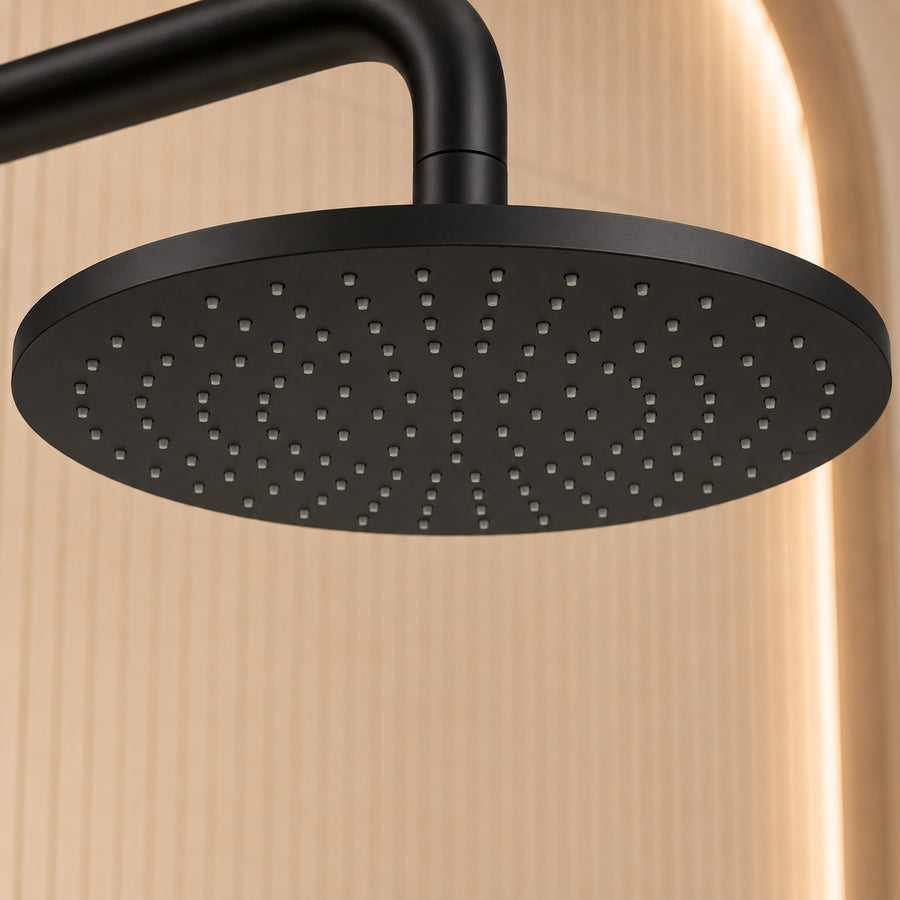 Lia Luxor Concealed Shower Set with Shower Mixer - Black