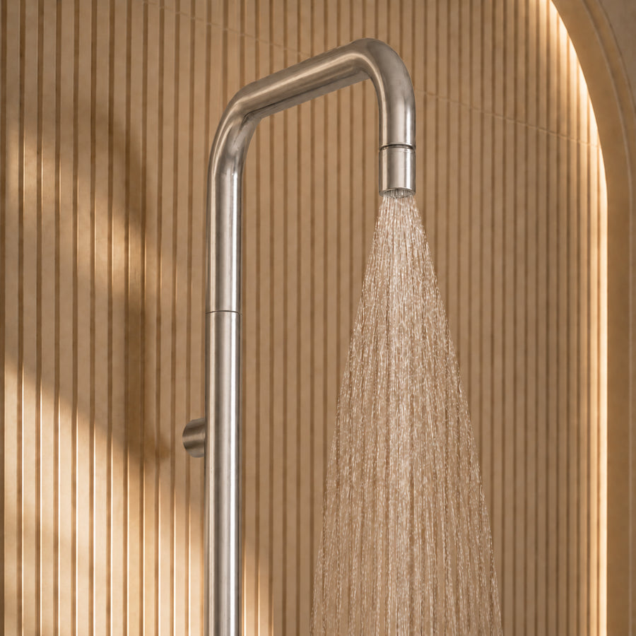 Lia Elegante Shower Column with Shower Mixer - Chrome