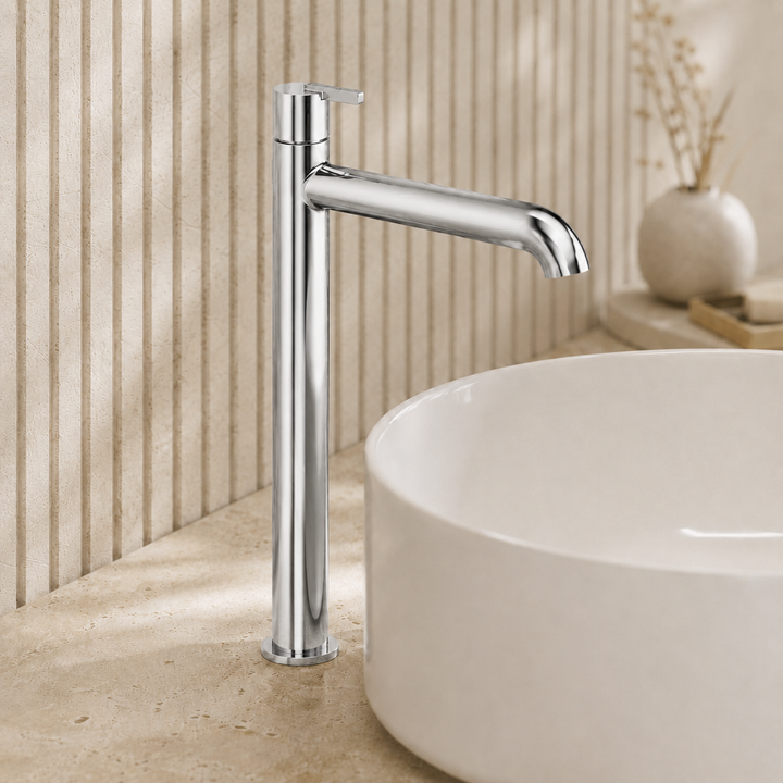 Lia Top Mount Tall Basin Mixer - Chrome