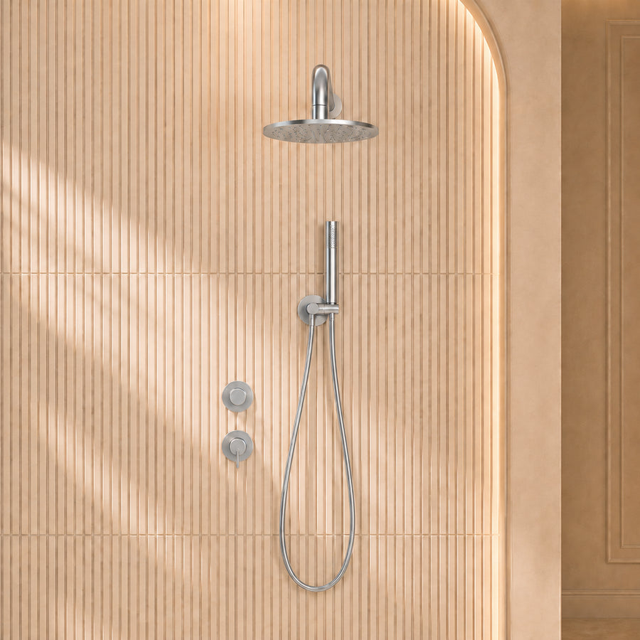 Lia Luxor Concealed Shower Set with Shower Mixer - Chrome