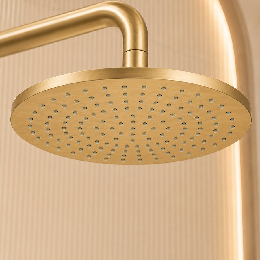 Lia Luxor Concealed Shower Set with Shower Mixer - Brushed Gold