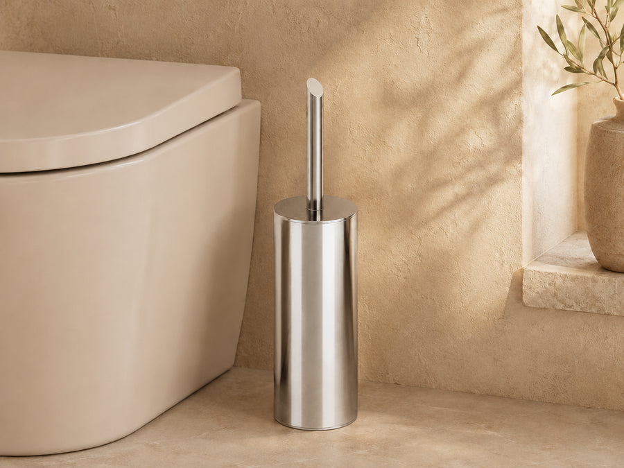 Lia Freestanding Toilet Brush - Chrome