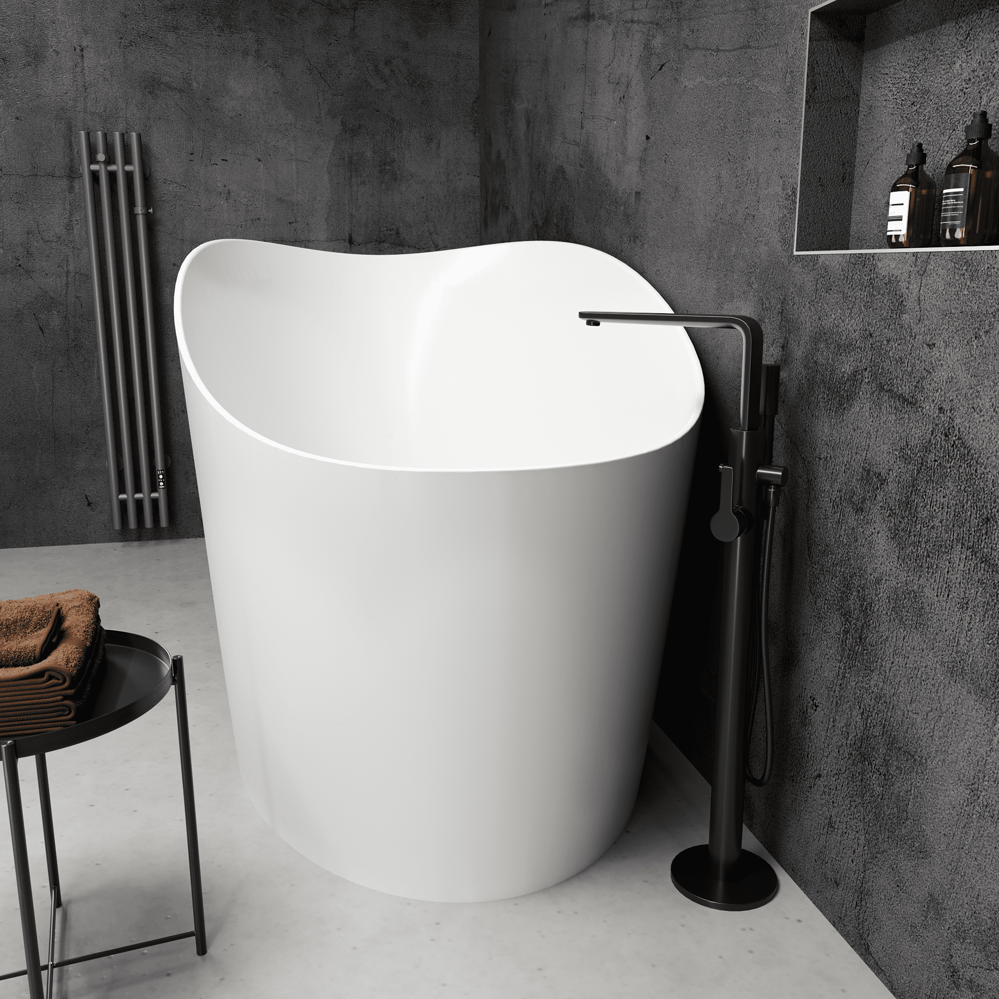 1398 Tokyo Freestanding Japanese Soaking Tub