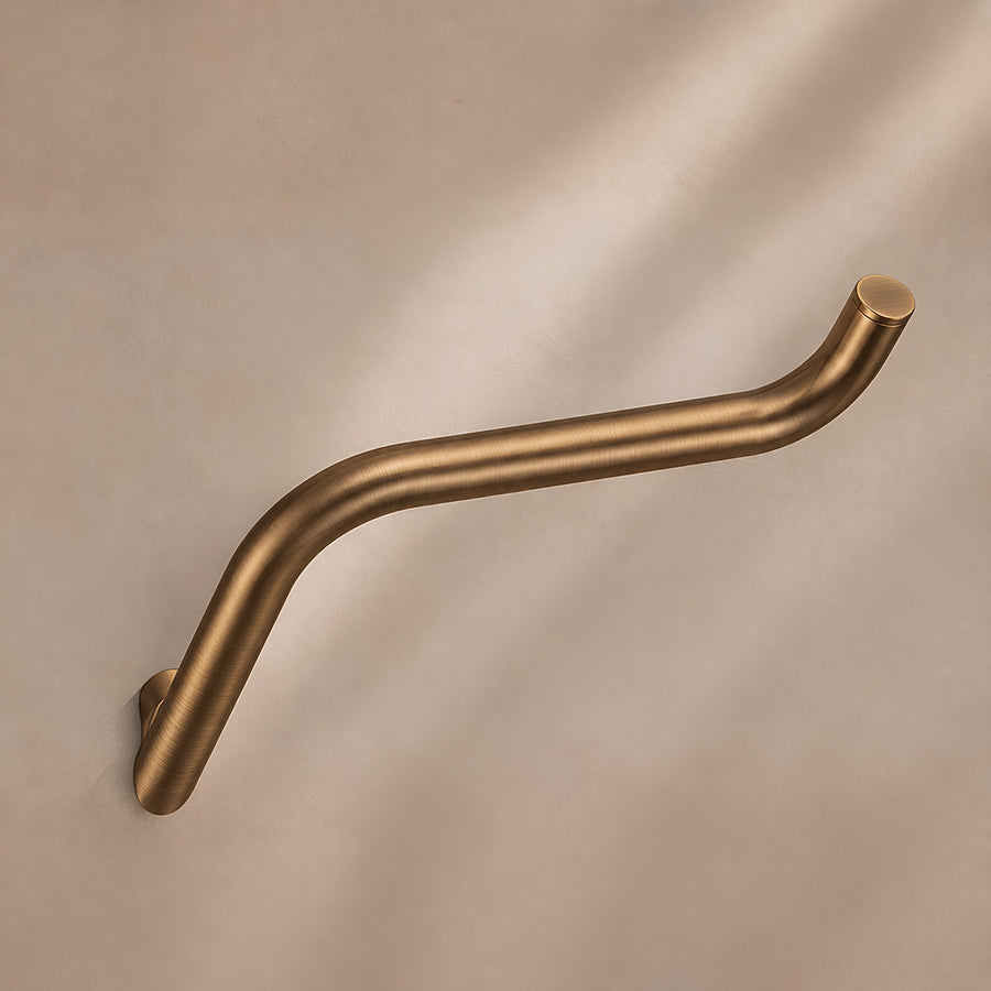 Wall-mounted Toilet Roll Holder - Brushed Bronze