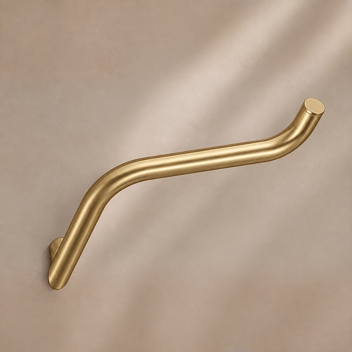 Wall-mounted Toilet Roll Holder - Brushed Gold