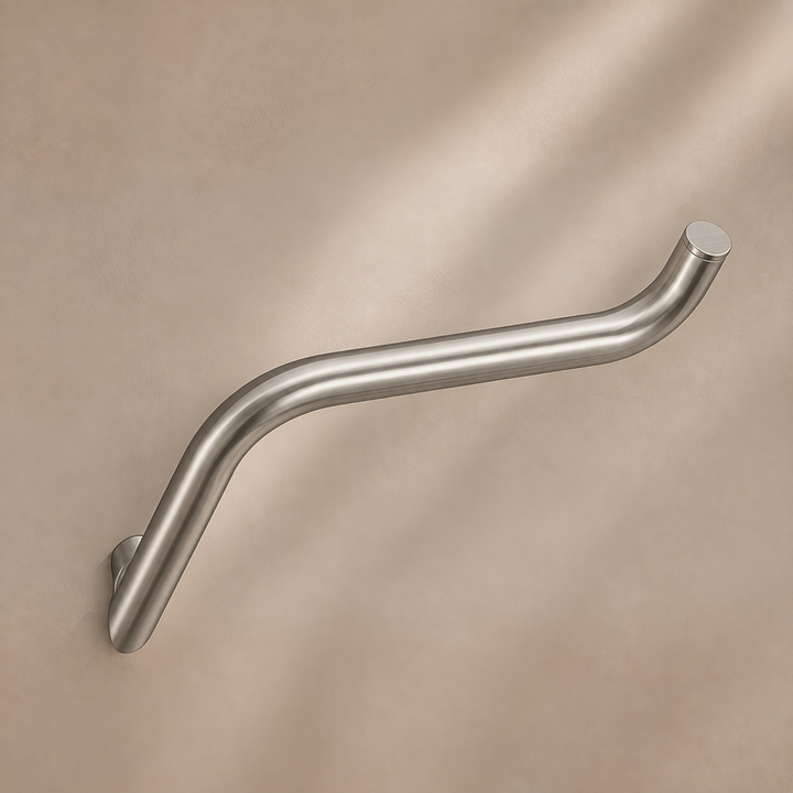 Wall-mounted Toilet Roll Holder - Brushed Steel