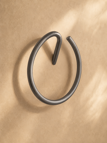 Lia Towel Ring - Titanium