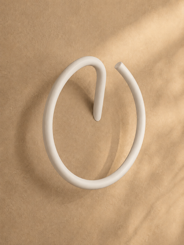 Lia Towel Ring - White
