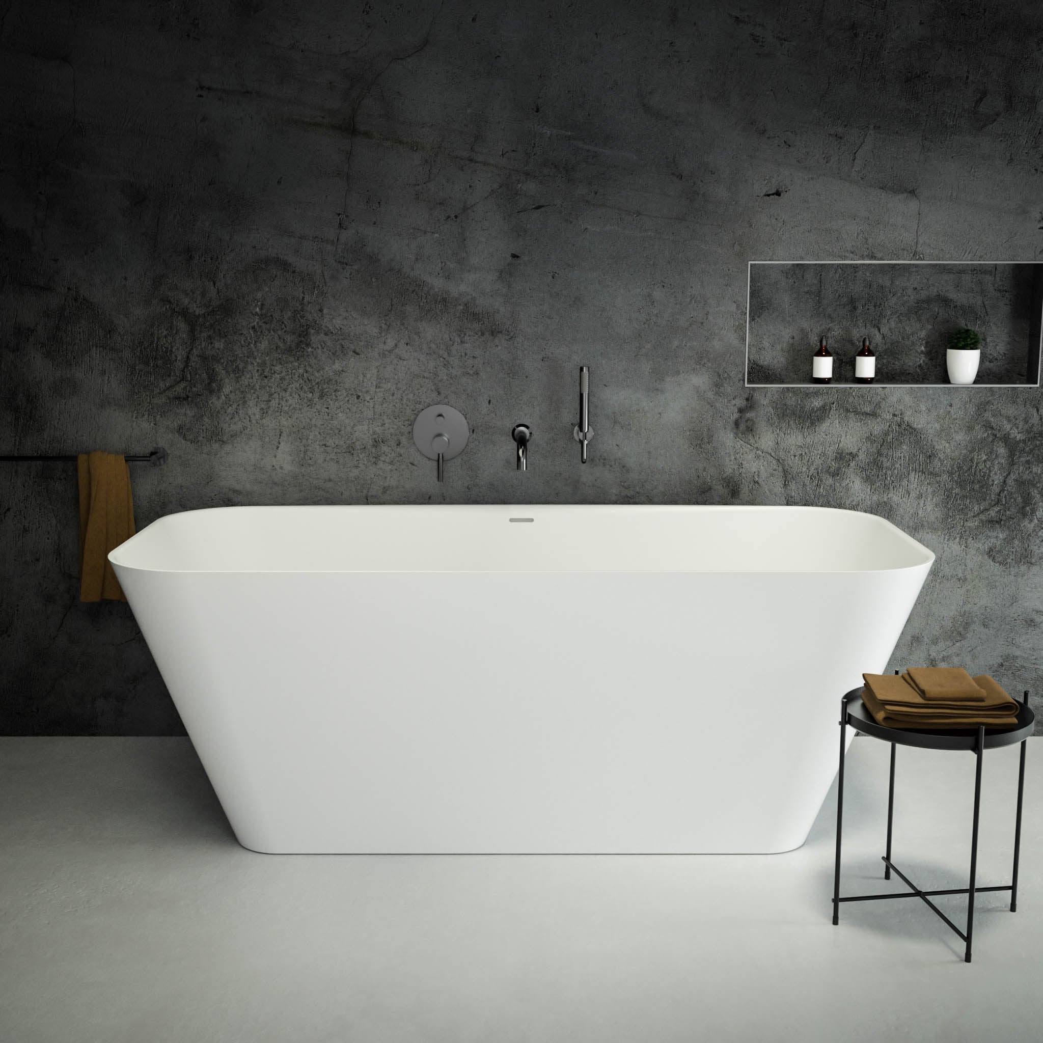 Iva Freestanding Stone Bath 1680