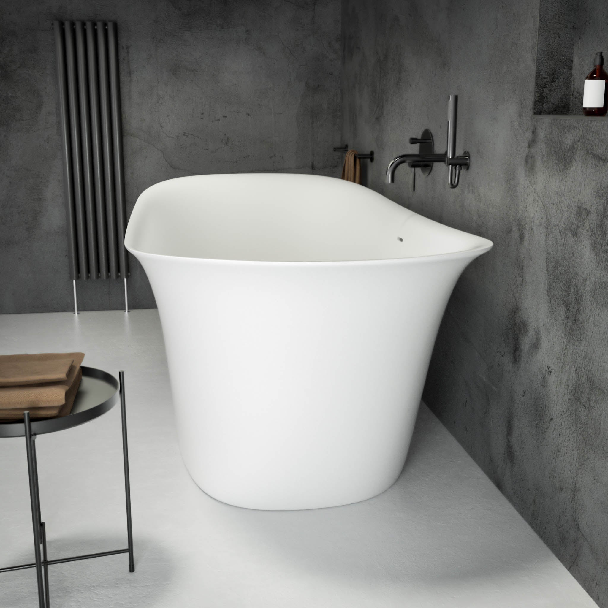 Lamina Freestanding Oval Bath 1830 - side view
