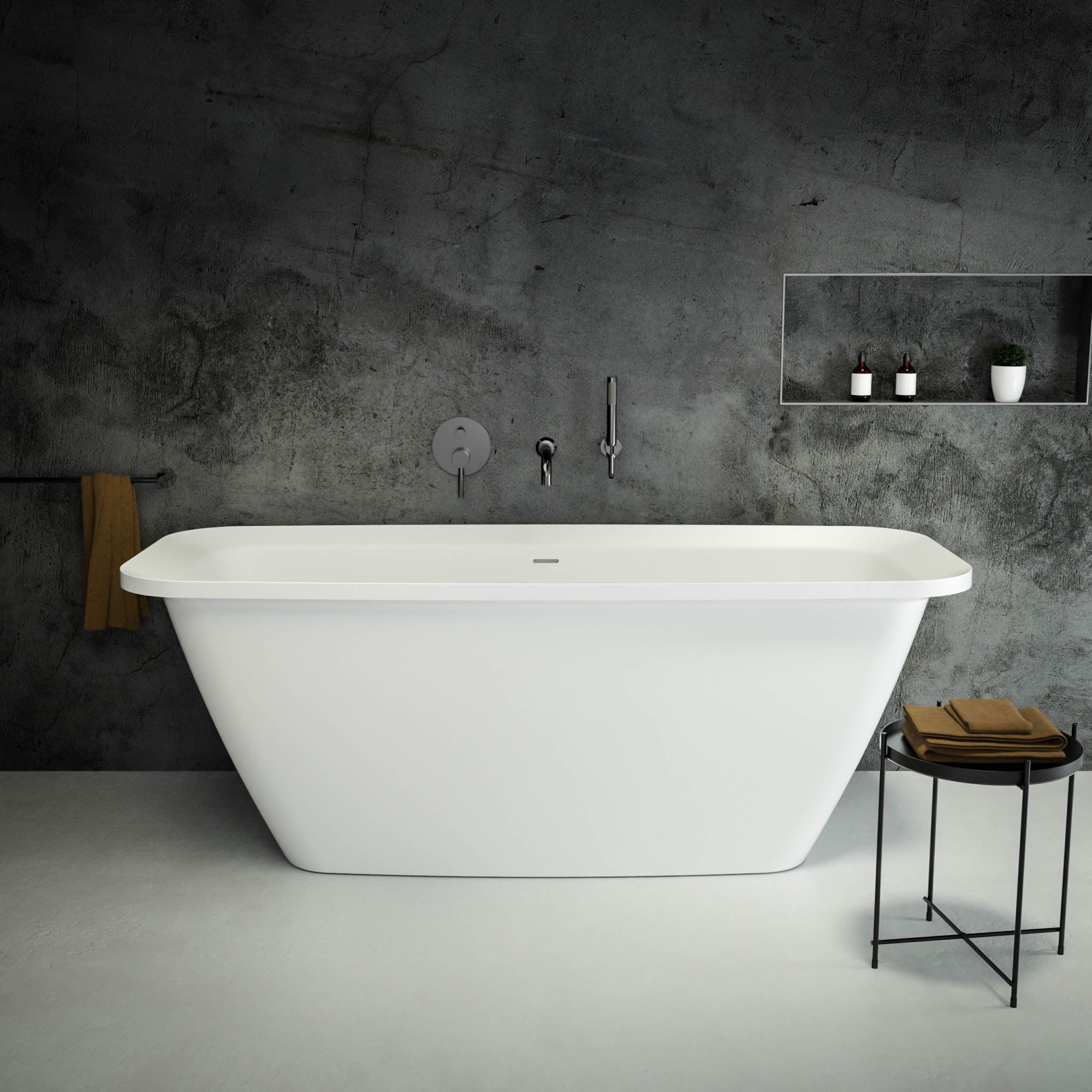 Cambio Freestanding Stone Bath 1700