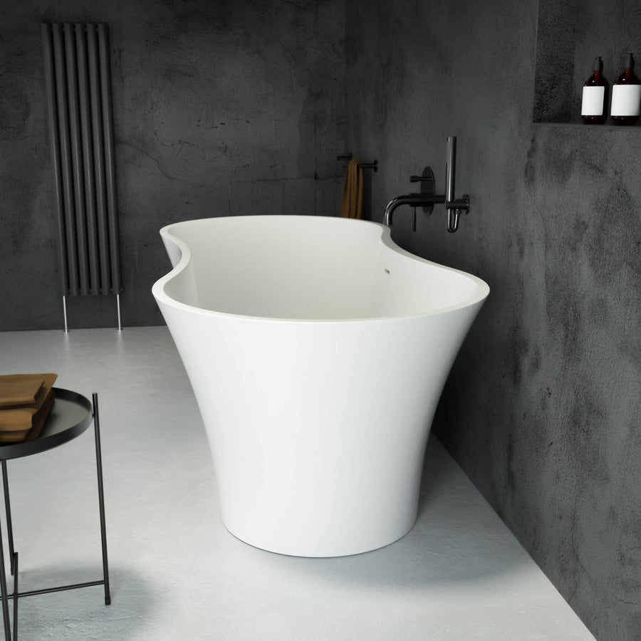 Pesa Freestanding Stone Bath 1600 side view