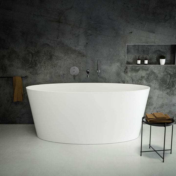 Opalo Freestanding Oval Stone Bath 1580