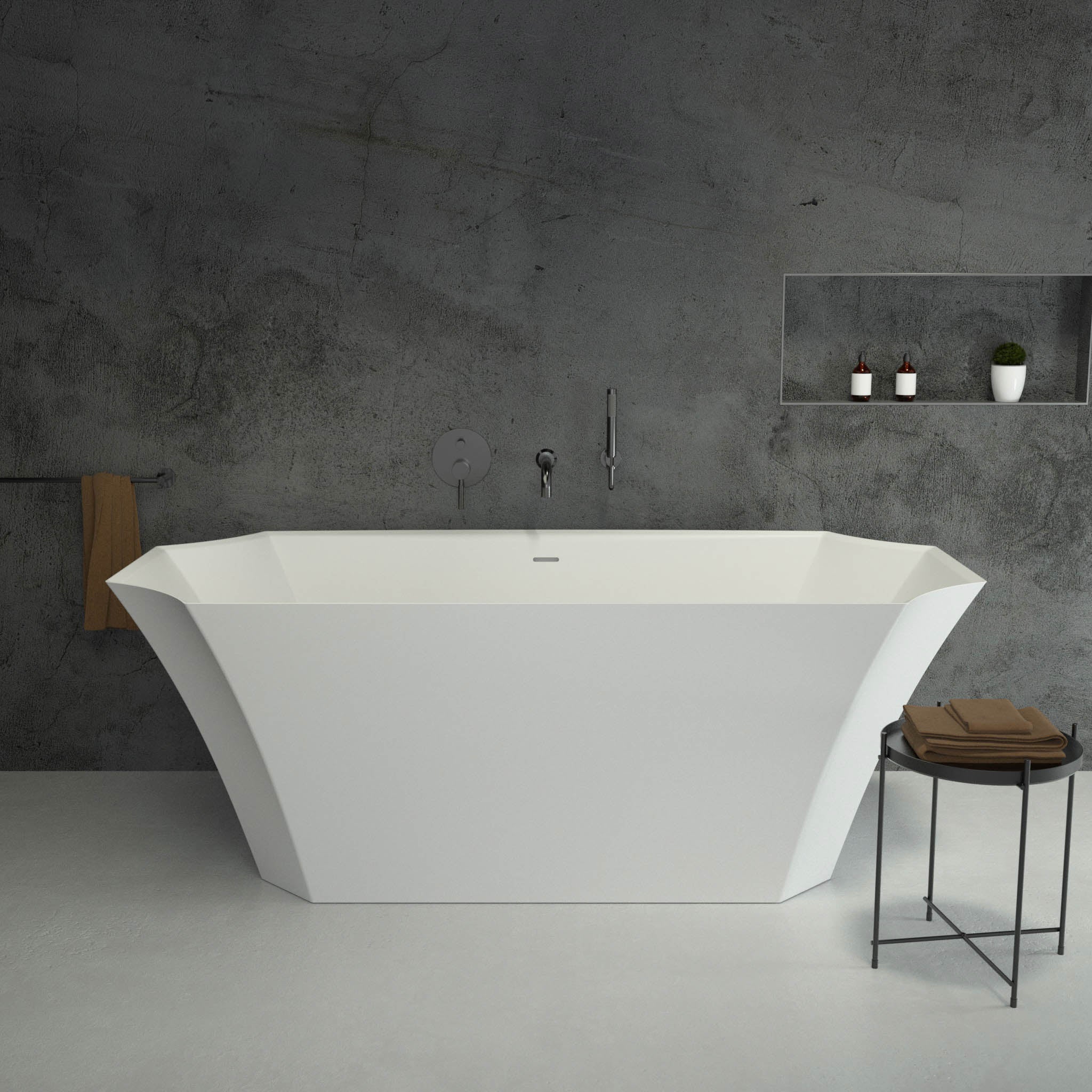 Esmeralda Freestanding Stone Bath 1700