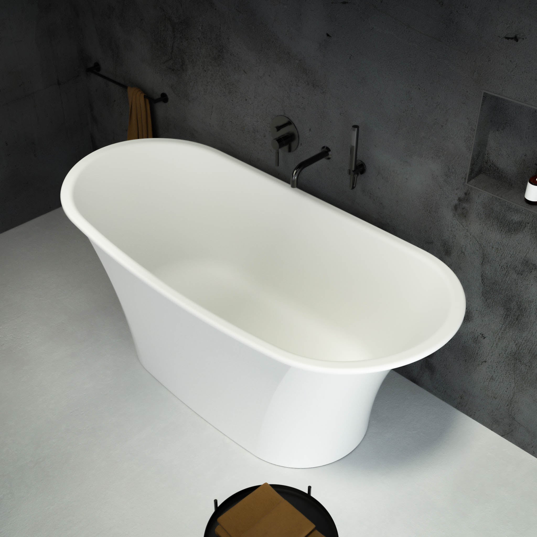 Granada Freestanding Oval Bath 1580 - top view
