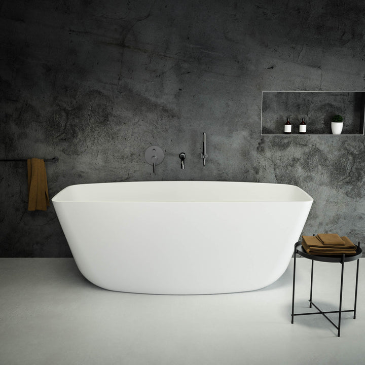 Seno Freestanding Stone Bath 1600 (White)